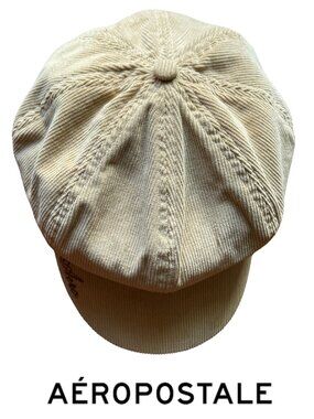VTG Aeropostale Corduroy Newsboy Derby Cap